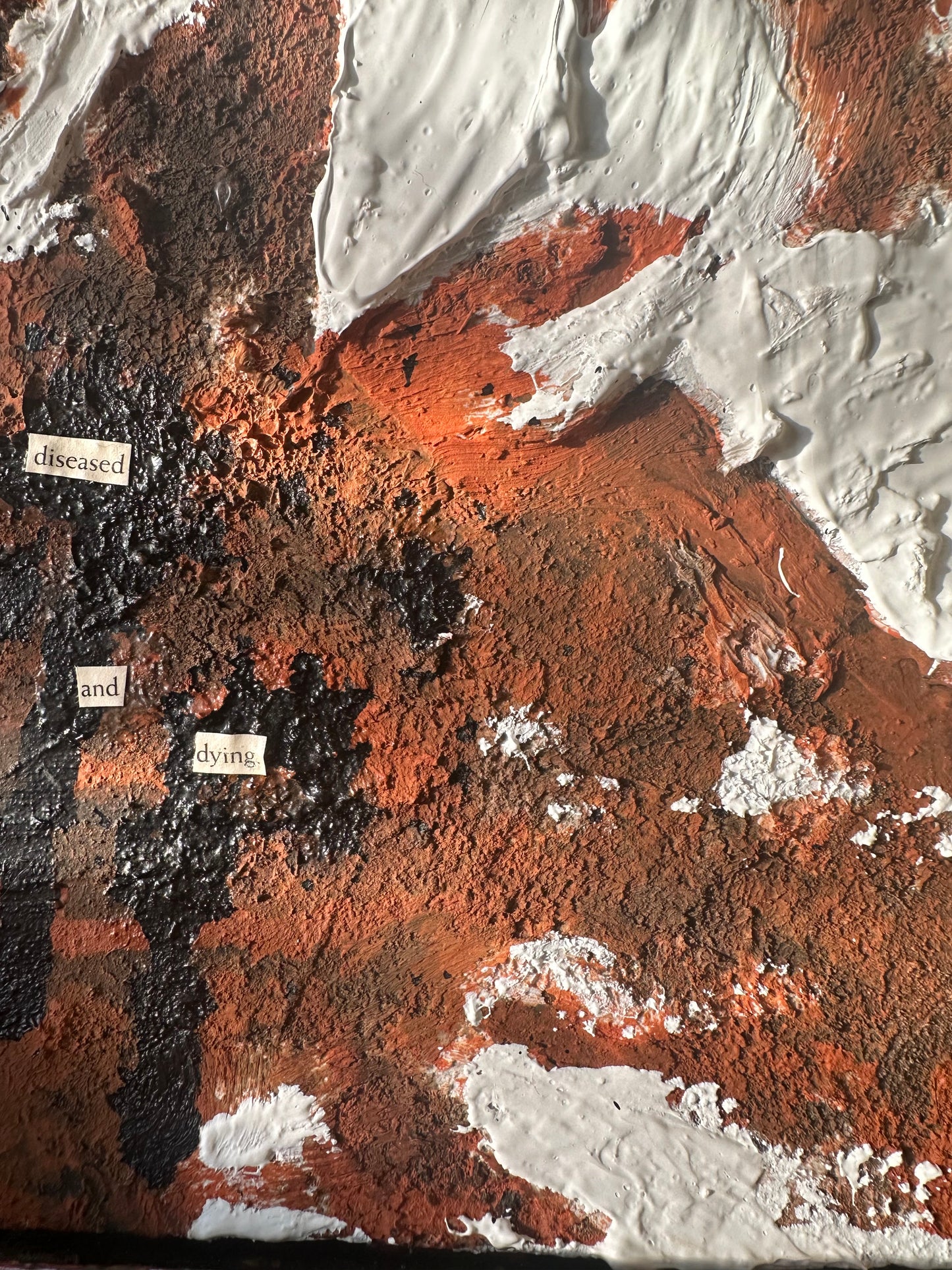 Corrosion 16” x 12” Original Textured Painting