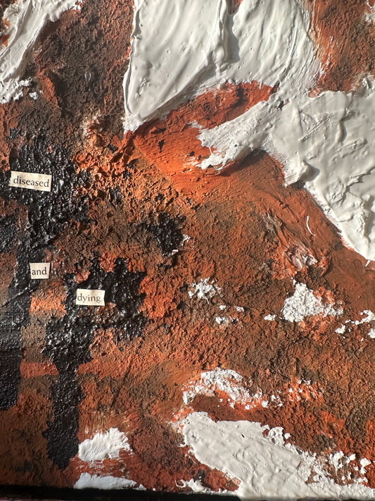 Corrosion 16” x 12” Original Textured Painting