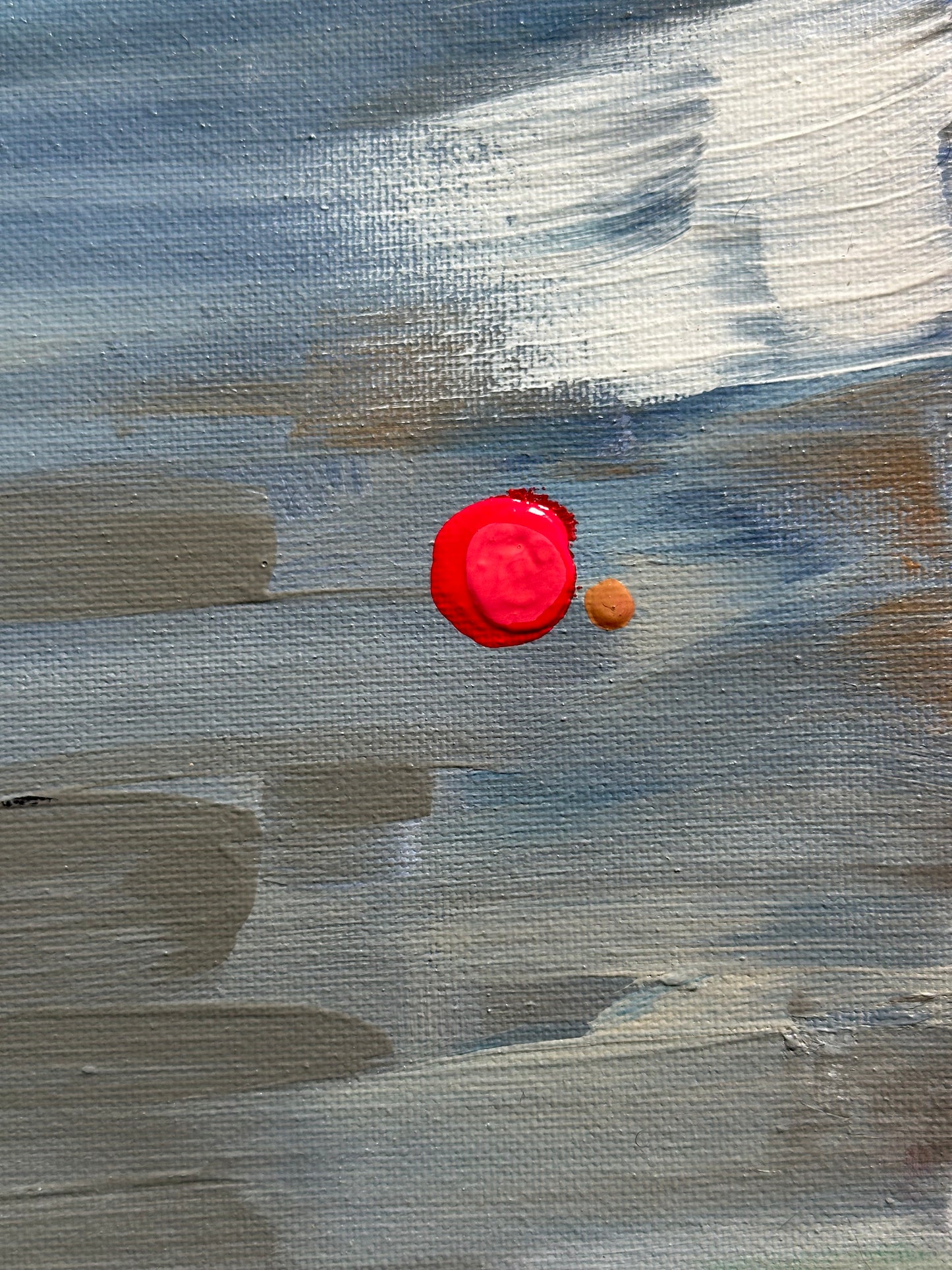 “It’s Cold Outside” Abstract Art Painting