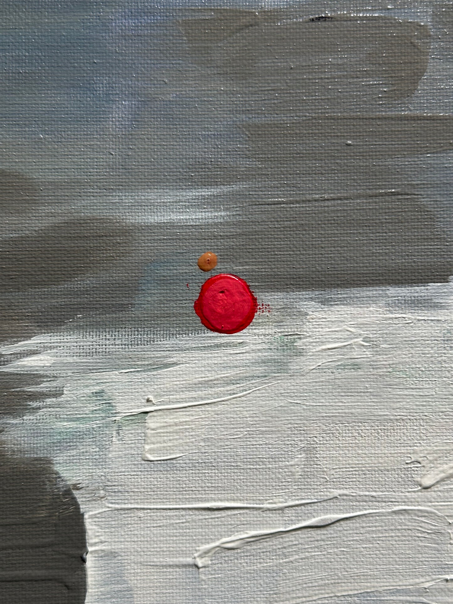 “It’s Cold Outside” Abstract Art Painting